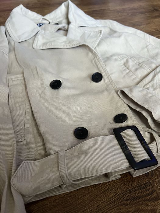 Вкорочений тренч zara