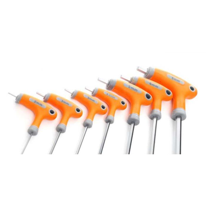 KLUCZE sześciokątne - IMBUSY Zestaw 7 imbusów KD10248