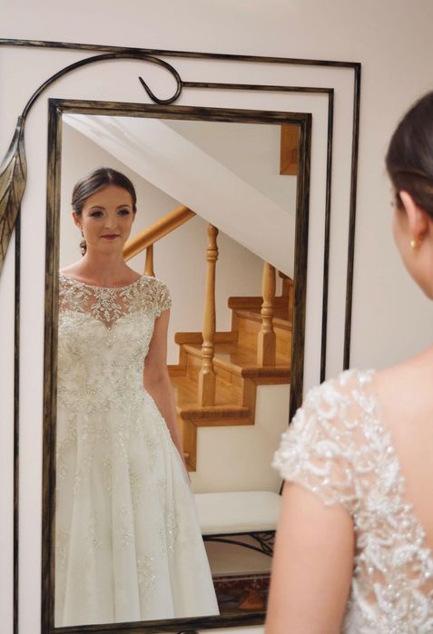 Suknia ślubna Justin Alexander ręcznie wyszywana