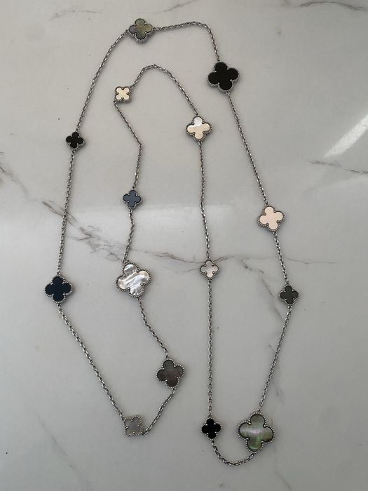 Van Cleef & Arpels Alhambra, бижутерия длинное колье