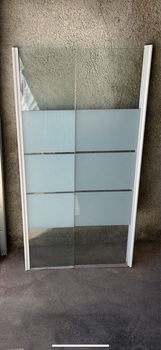 Resguardo de banheira 2 painéis - serigrafado - painel divisoria