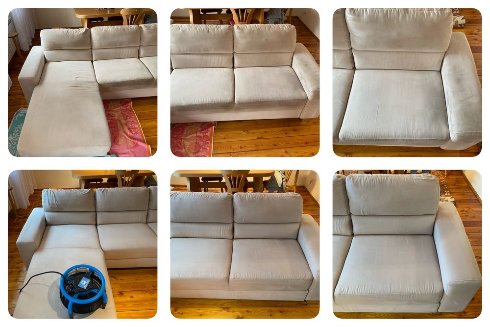 Pranie narożników tapicerki samochodowej Sprzątanie domów i mieszkań