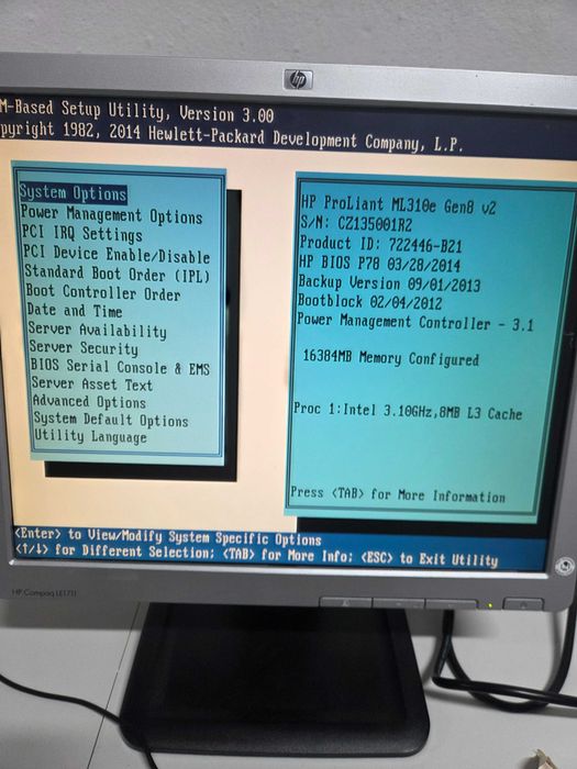 HP Proliant ML310e Gen V2