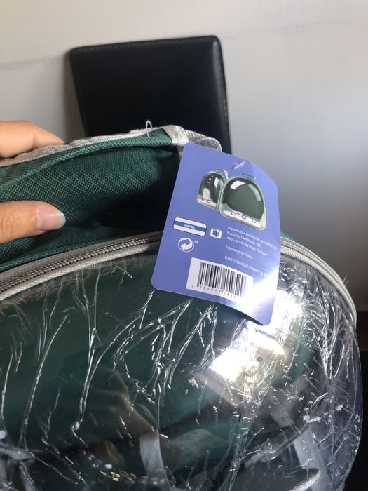 Mochila transportadora para animais
