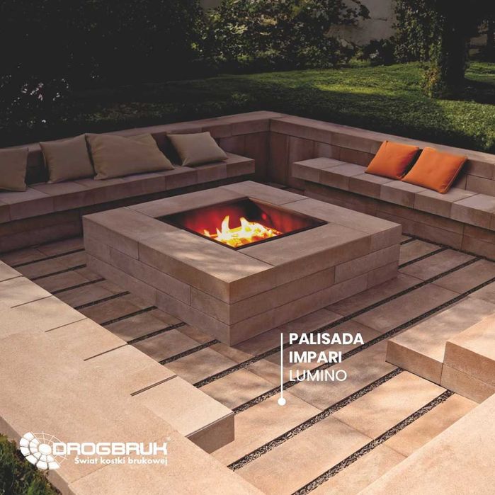 Palisada betonowa IMPARI DROGBRUK 8x30x100 cm donice, taras, ozdobna