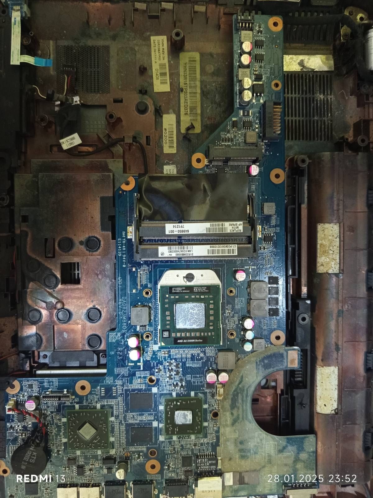 Hp Pavilion g6 комплект материнка озу проц, матриця, динамики: 100 грн ...