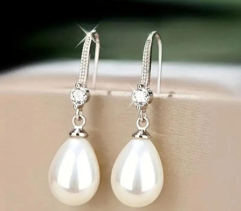 Сережки з перлинами