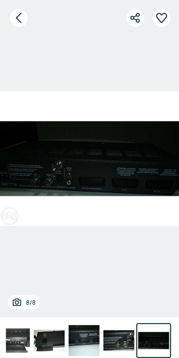Consola para Parabólica com 85 canais.