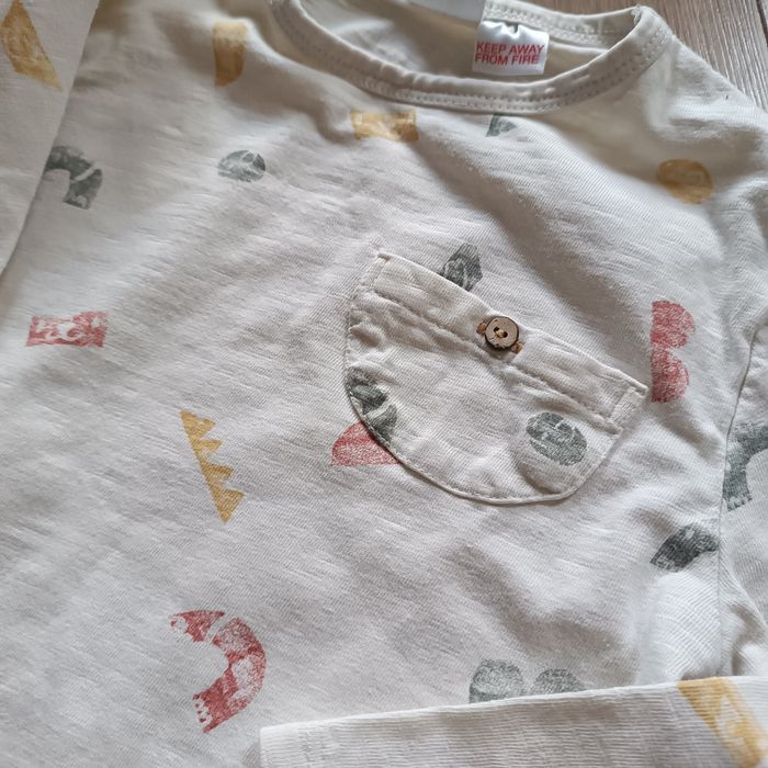 Koszulki t-shirt Zara 110 długi rękaw