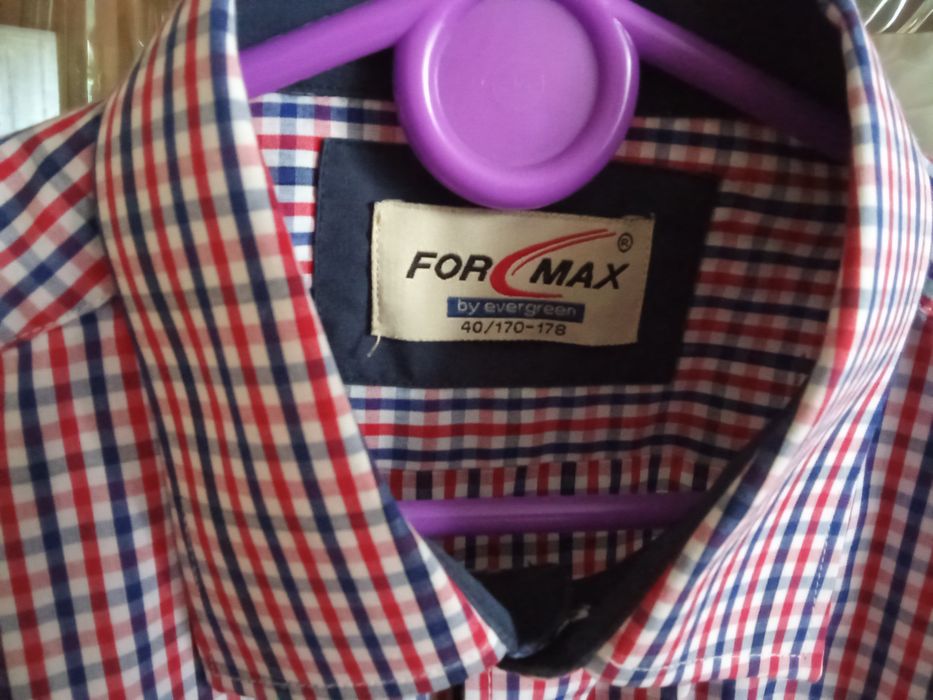 Koszula męska For Max w kratę