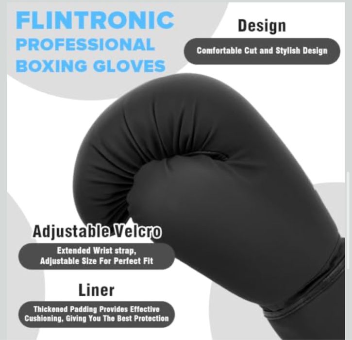 Flintronic Rękawice bokserskie do Muay Thai, MMA