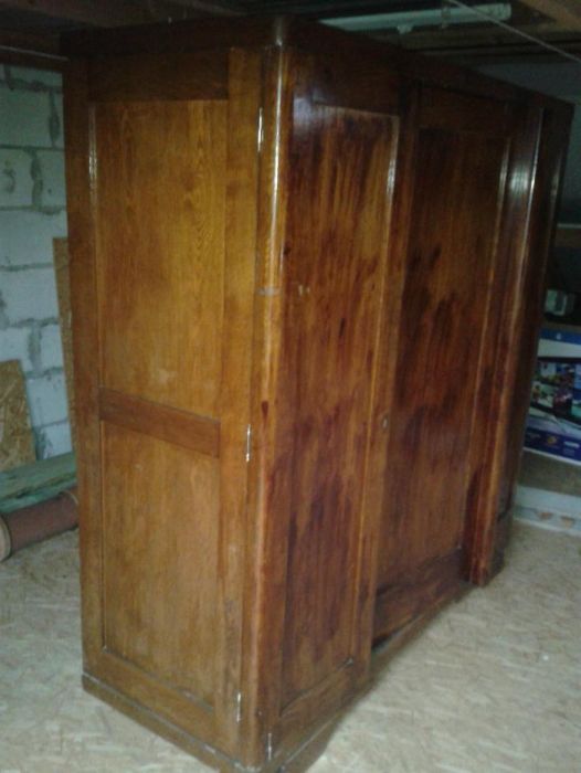 Szafa dębowa 3-drzwiowa, antyk