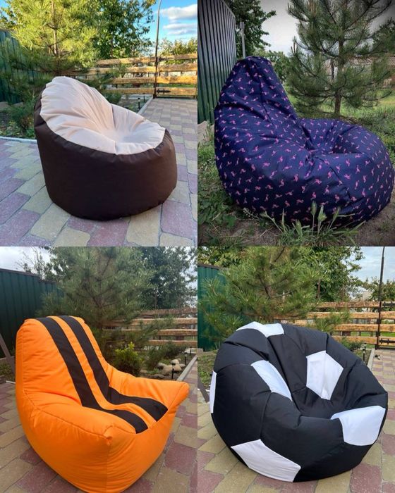 Крісло груша, пуф, дитяче крісло, мішок, безкаркасне крісло, мяч