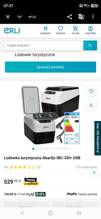 Lodówka turystyczna
