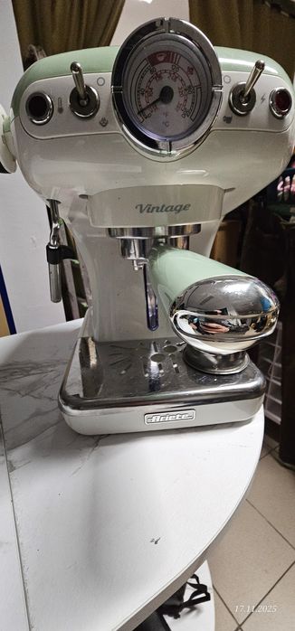 Ekspres Kolbowy Ariete 1389 Vintage | Retro Design | Stylowy | 15 Bar