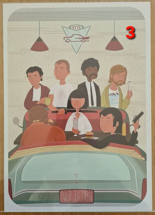 Pulp Fiction Espectaculares Posters