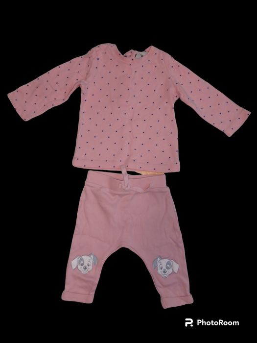 Фирменный комплект кофточка реглан штаны на девочку 0-3 56-62см