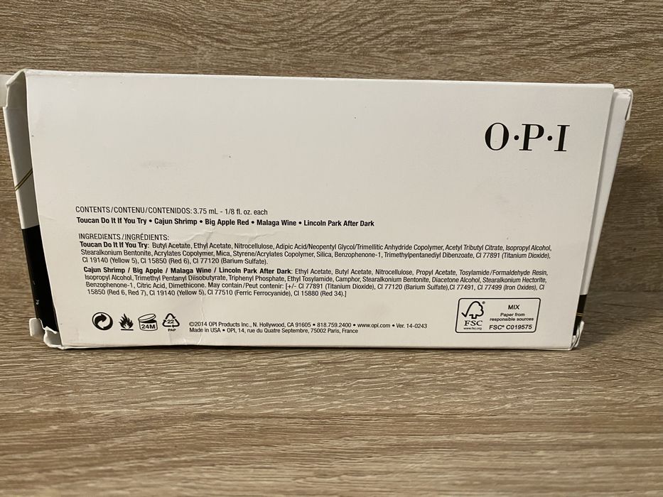 Lakiery do paznokci opi