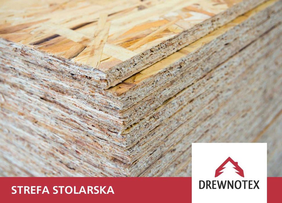 Płyta OSB wiórowa KAŻDA GRUBOŚĆ bez pióro-wpust 2500x1250 mm