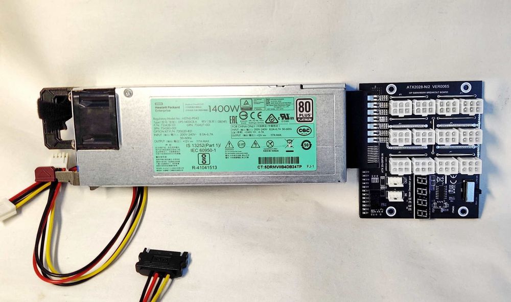 адаптер (плата) управления, синхронизации серверного блока питания HP