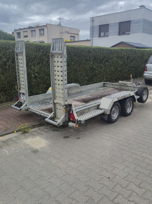 Laweta do przewozu minikoparek Brian James Trailers 3500 DMC