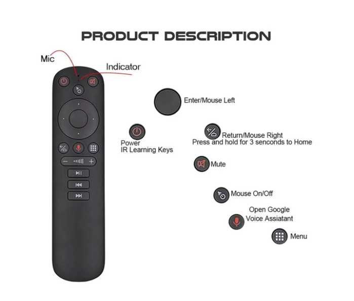 Пульт Air mouse G50 с микрофоном