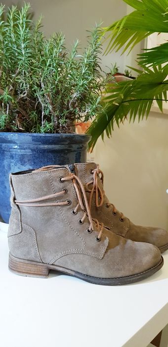 Josef Seibel botki, zamsz brąz/taupe