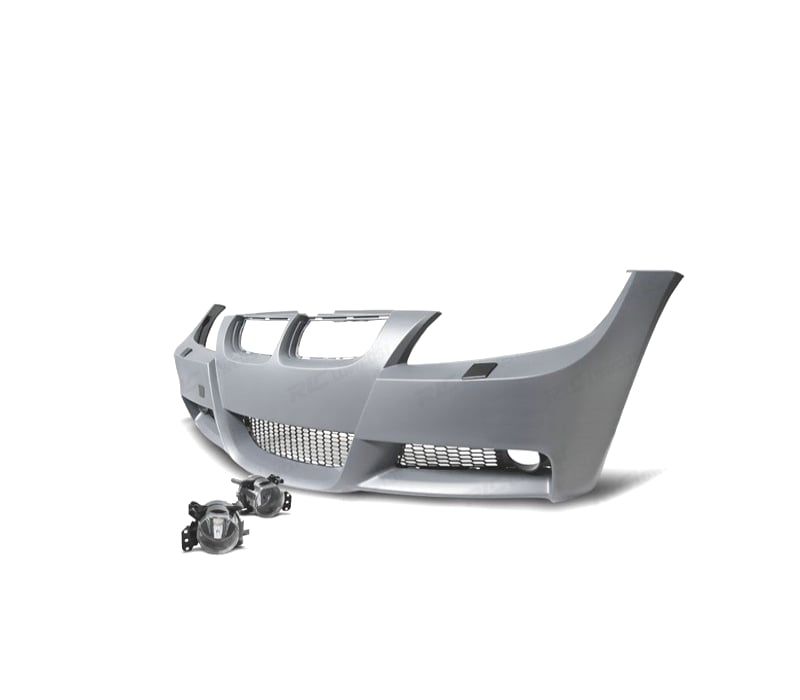 PARA-CHOQUES FRONTAL BMW E90 E91 05-08 LOOK M + FARÓIS NEVOEIRO