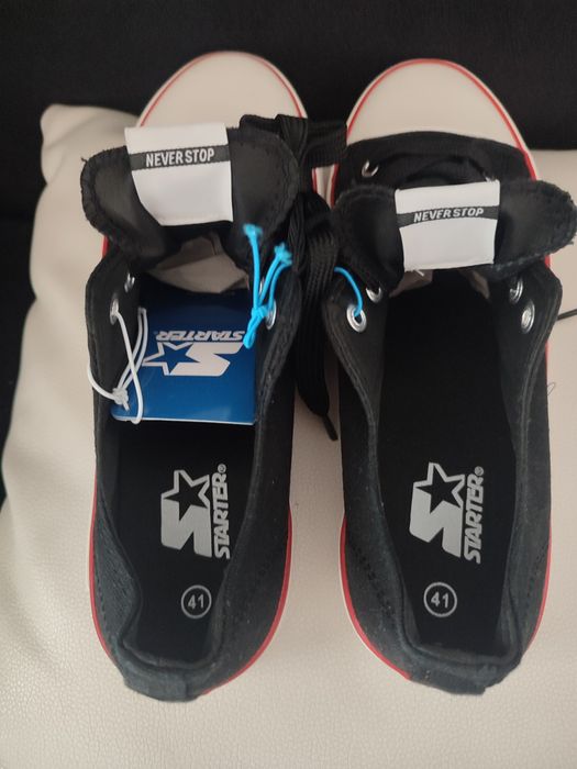 Nowe czarne trampki Starter rozmiar 41