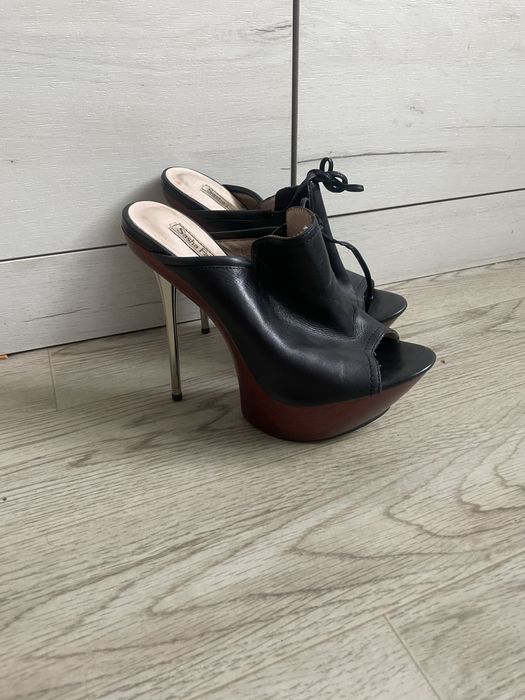 Сабо стрипы нат кожа 35р