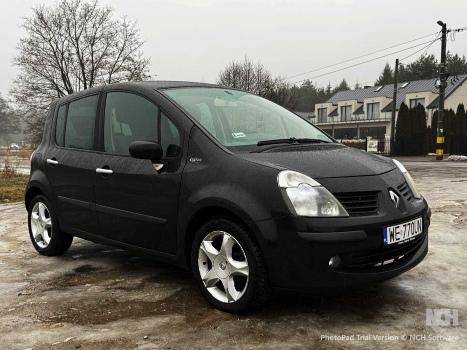 Modus II wł, bezwypadkowy, 100% ori lakier, 1.5dci 85KM - 4,0l/100km