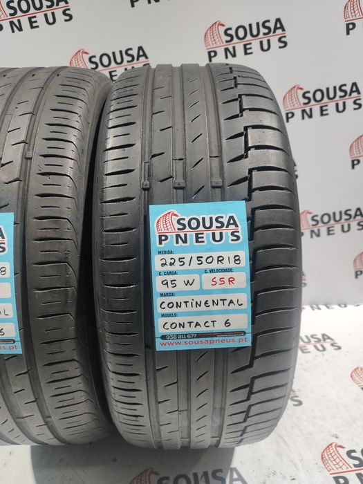 2 pneus semi novos 225-50R18 Continental SSR - Oferta dos Portes