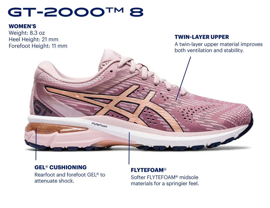 ASICS GT2000 buty do biegania plaskostopie 39