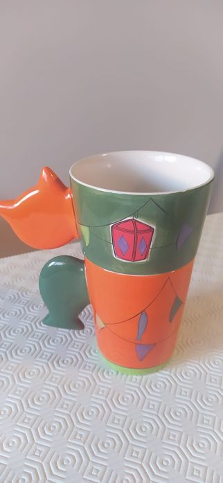 Conjunto 2 Canecas Gato e Peixe Gato Preto