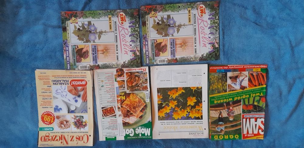 Zestaw gazetek różnych