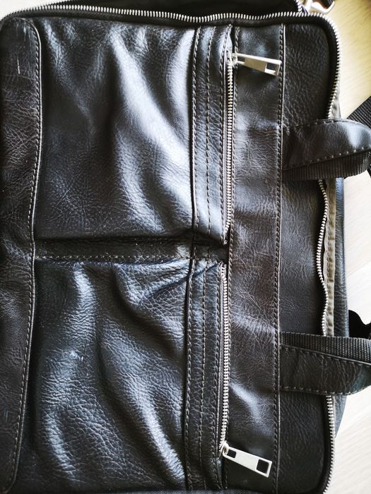 Mala para portátil em pele Aldo