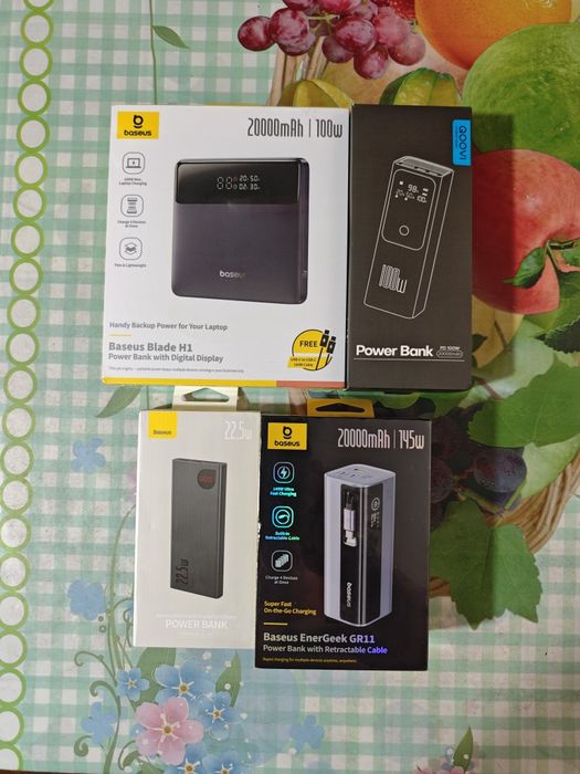BASEUS павербанки 10000mAh 22.5W і потужніші