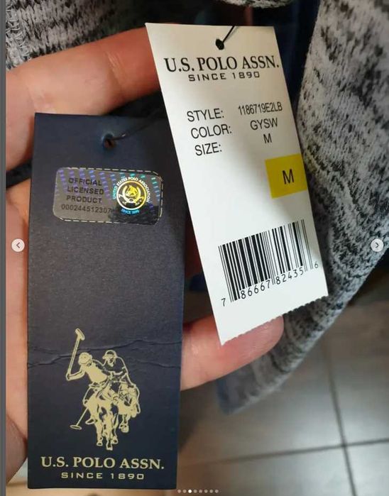 U.S. POLO ASSN® флісова кофта оригінал М