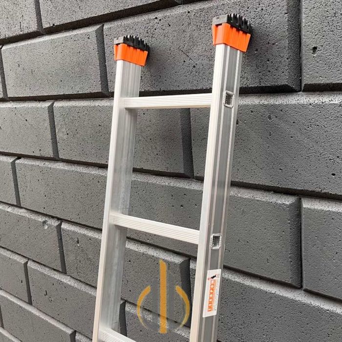 Алюмінієві драбини приставні, двосекційні, трисекційні. Висота до 12 м