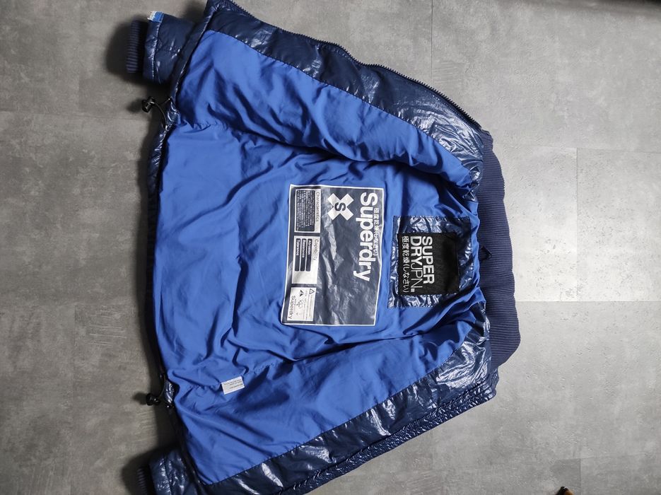 SuperDry kurtka damska puchowa kaczy puch 90% XS