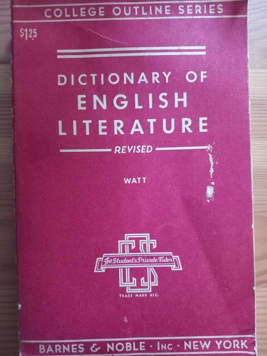 A dictionary of english literature