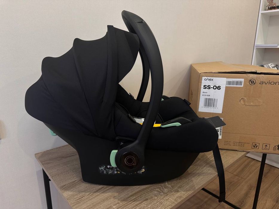 Автокрісло Anex SS-06 ECE R16 (чорне) переноска для новонародженого
