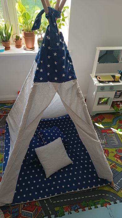 TIPI namiot wigwam dla dzieci TEEPEE Poduszki