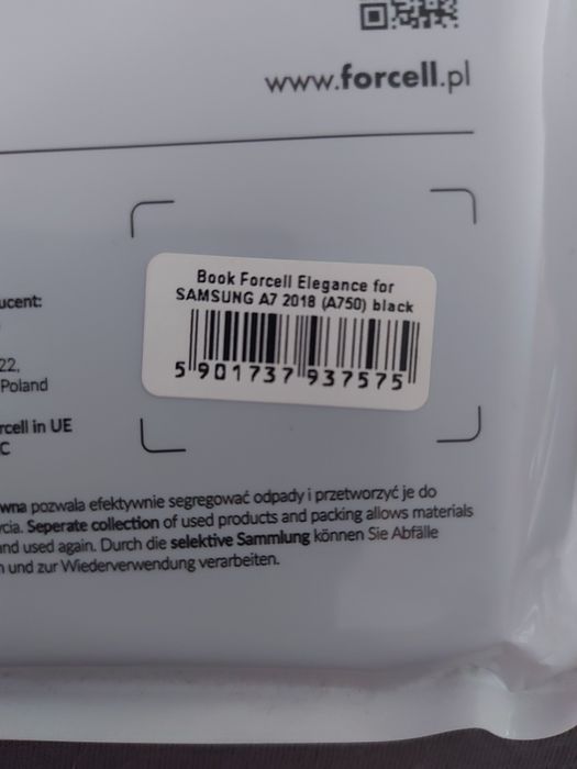 Etui Samsung A7 czarne