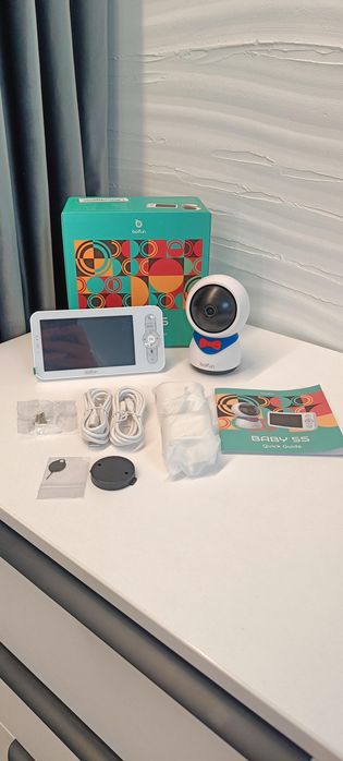 Видеоняня CZEview BM6 (BM2 PRO), 2К, WiFi, 360°, датч. звука, движения