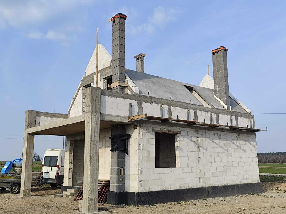Budowa domów, prace murarskie, ciesielskie