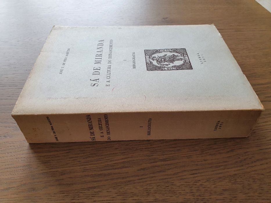 Livro "Sá de Miranda e a Cultura do Renascimento" I