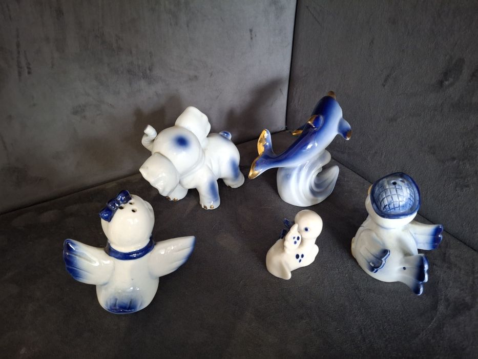 Figurki. Porcelana. Prl.
