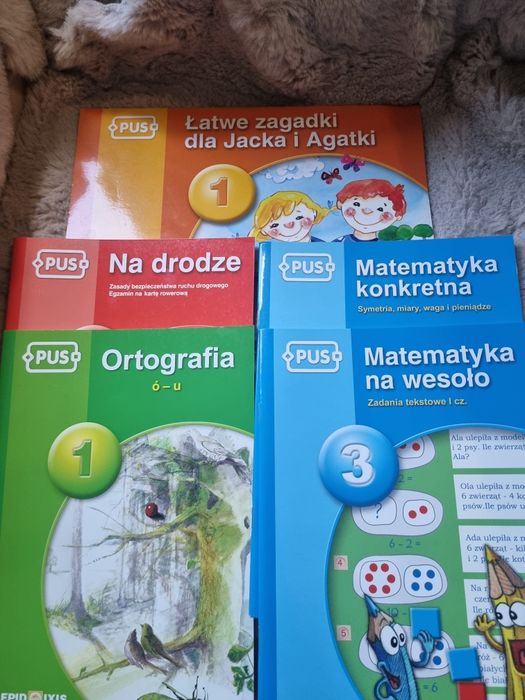 Książeczki, ćwiczenia PUS