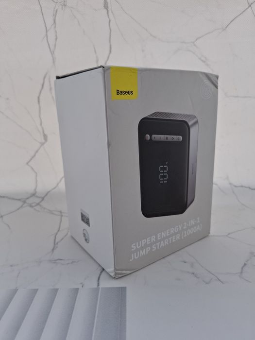 Baseus 3 в 1 портативний авто Насос Стартер PowerBank Компресор Бустер